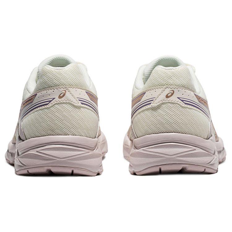 Asics Gel-Contend 4 Comfortable Trendy Fashion Fabric Synthetic Leather Low-Top Casual Running Shoes Women sneaker White Platinum T8D9Q-201