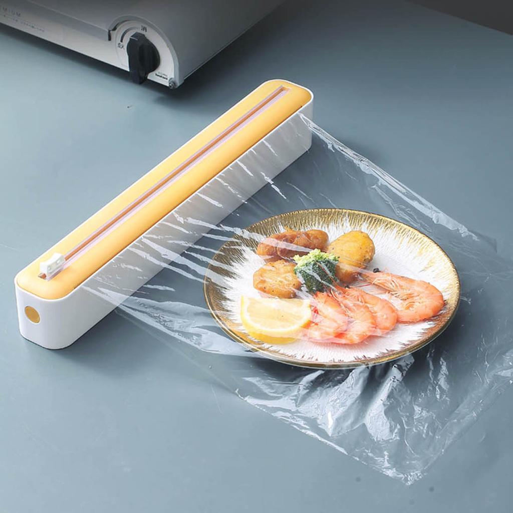 Kitchen Gadgets Disposable Cling Film Cutter Breaking Household Supplies Multifuctional Cling Film Cutting Box Accessories