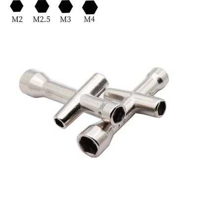 Wielorozmiarowy klucz krzyżowy sześciokątny M2 M3 M4 do dysz drukarek 3D Naprawa samochodów RC Traxxas HSP Tamiya Kyosho Konserwacja DIY