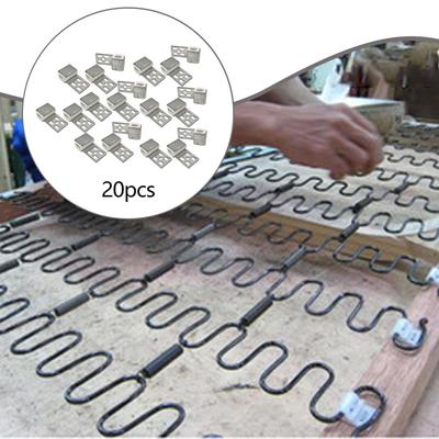 20x Κιτ Επισκευής Ελατηρίων Καναπέ Κλιπ Ταπετσαρίας Υλικό Επαγγελματικό Κρεβάτι Υψηλής Απόδοσης