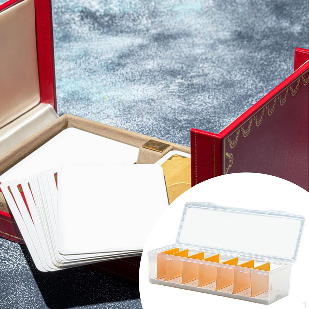 Sammelkarten-Aufbewahrungsbox Klar Hobbys Sammlung Praktischer Schutz Stabil Schreibtisch