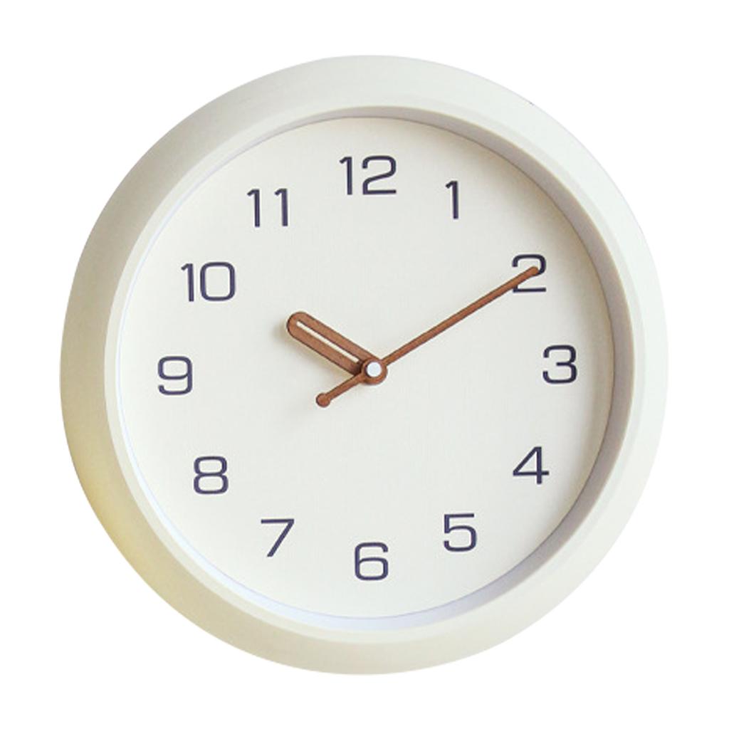 12 Inch Silent Quartz Decorative Wall Clock Non Ticking Battery Operated Round Easy To Read for School