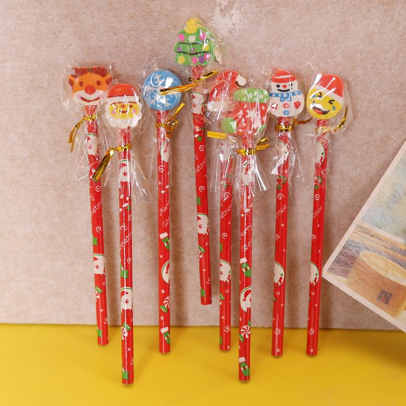 Festive Santa & Reindeer Multi-Color 10-In-1 Ballpoint Pen