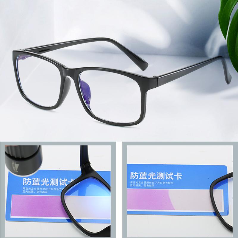 Clear Anti Radiation Filter Glasses Women Men Simple Square Eyewear Business Commute Female Male Blue Light Blocking Glasses