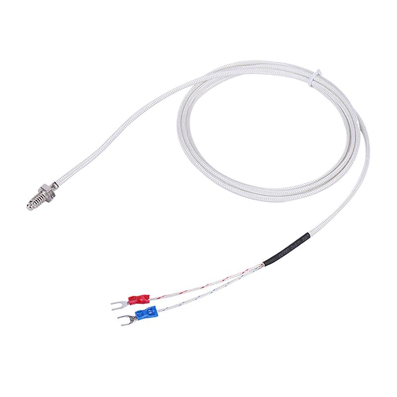 K Type Thermocouple Cable M6 1M 2M Screw Temperature Sensor Probe 0-800 C For Rex-C100 Temperature Controller Thermostat