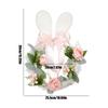 Easter Wreath Rabbit Ear Fluffy Sweet Vine Easter Decorations Spring Decor Home Decor Door Wreath Wall Decor Easter Party Decor