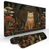 Runes Gate and Orange Cat Mouse Pad NonSlip Durable Desk Mat Gaming mat desk accessories mousepad tapis de souris Extended pad