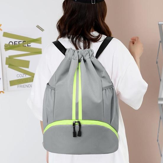 Αθλητική Τσάντα Γυμναστηρίου με Κορδόνι Σύσφιξης Μεγάλης Χωρητικότητας Τσάντα Ποδοσφαίρου Ρυθμιζόμενο Αθλητικό Σακίδιο Πλάτης με Θήκη για Μπάλα και Παπούτσια Αδιάβροχη Τσάντα Ντάφελ από Ύφασμα Oxford