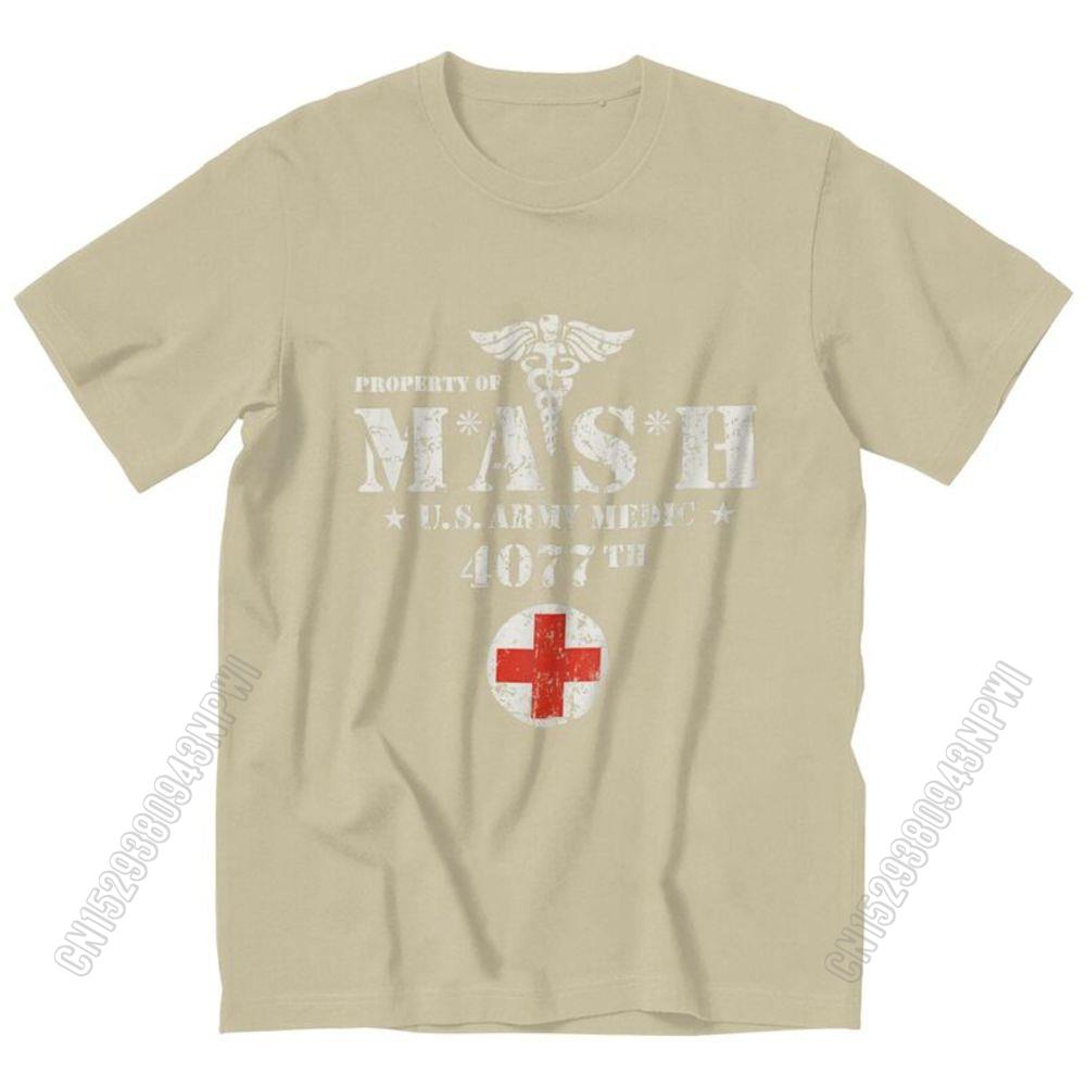 

бавовна Вінтажне Маш Телешоу Чоловіча Футболка 100% Бавовняна Футболка Футболки Літня Футболка Подарунок Жіночий Унісекс Одяг Новий Дизайн XL хакі