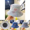 Denim Trendy Butterfly Fisherman Hat Women Sun Protection Basin Autumn Spring