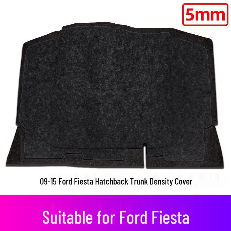 Ford Fiesta Hatchback/Sedan Rear Trunk Spare Tire Cover & Luggage Compartment Partition Mat