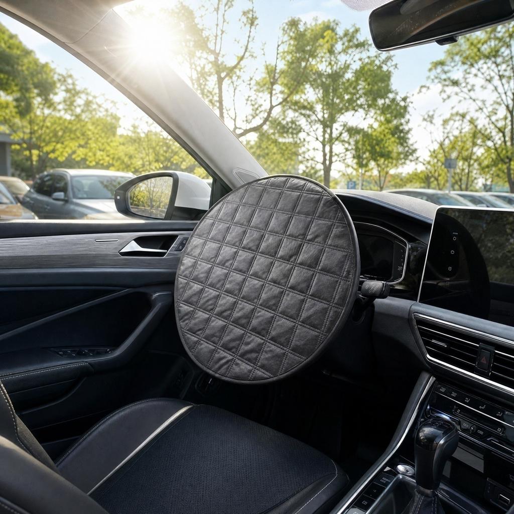 Copertura parasole per volante auto - Tessuto riflettente al calore, per l'estate