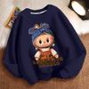 Cute Round-neck Hoodies for Children, Long-sleeved Loose Hoodies for Boys and Girls In Spring and Autumn