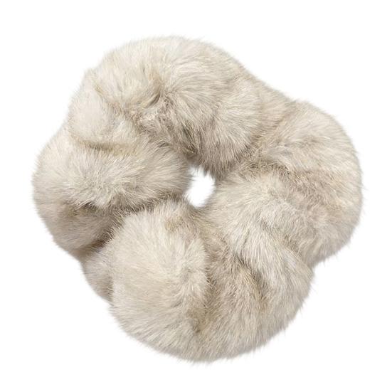 Yousheng Women Hair Rope Large Size Plush Hair Scrunchies Comfortable Fit No Pulling Warm Hair Band Hair Accessories