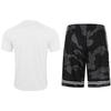 Under Armour Logo Print Breathable Short Sleeve T-Shirt Camouflage Knit Shorts Casual Sports Set Unisex Sets 21500531-100+24500210-001
