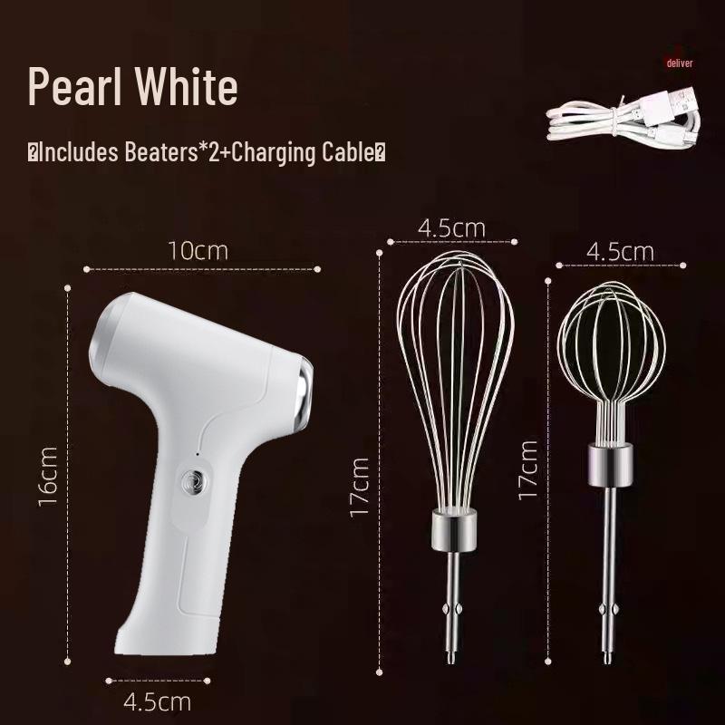 Wireless Handheld Electric Egg Beater for Cream & Egg Whites - Home Baking Gadget