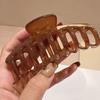 7Designs Giant Flower Cross Acrylic Hair Claw Clips for Women Accessories Jewelry Korean Jelly Large Resin Crab Clamp Headwear