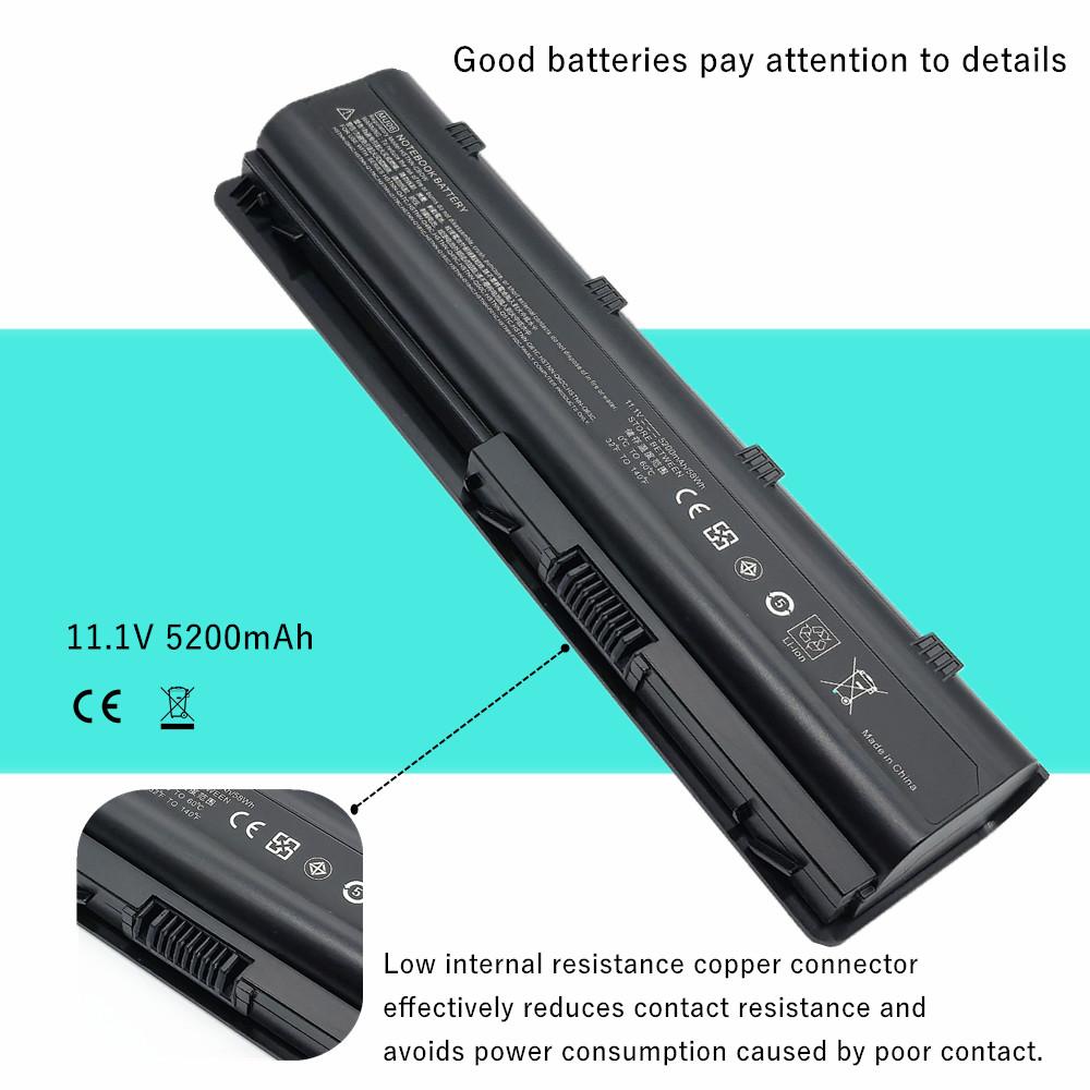 Nieuwe laptopbatterij voor HP/Compaq DM4 DM4T MU06 HSTNN-UBOW G32 G42 G42t G56 G62 G72 g4 g6 g7 CQ32 CQ42 CQ56 CQ62 CQ72 CQ57 CQ58