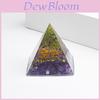 Natural Crystal Quartz Geometric Pyramid Decor For Home And Car Interior