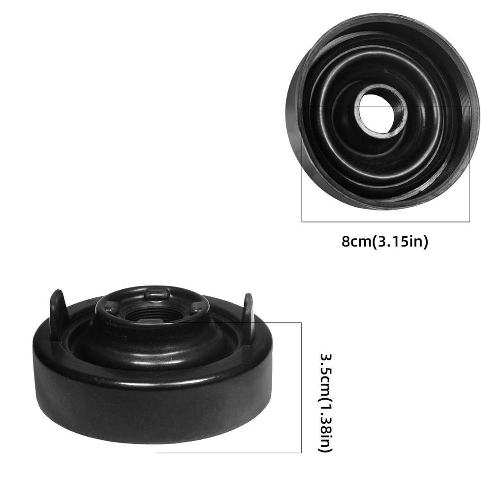 YUNPICAR Car Dustproof Cover, Inner Diameter 3.1 inches (80 mm), LED Dust Cover, Waterproof