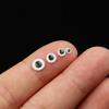 DIY Jigs Crafts Simulation Fly Tying Fishing Bait 3D Holographic Luminous Fish Lure Eyes Fishing