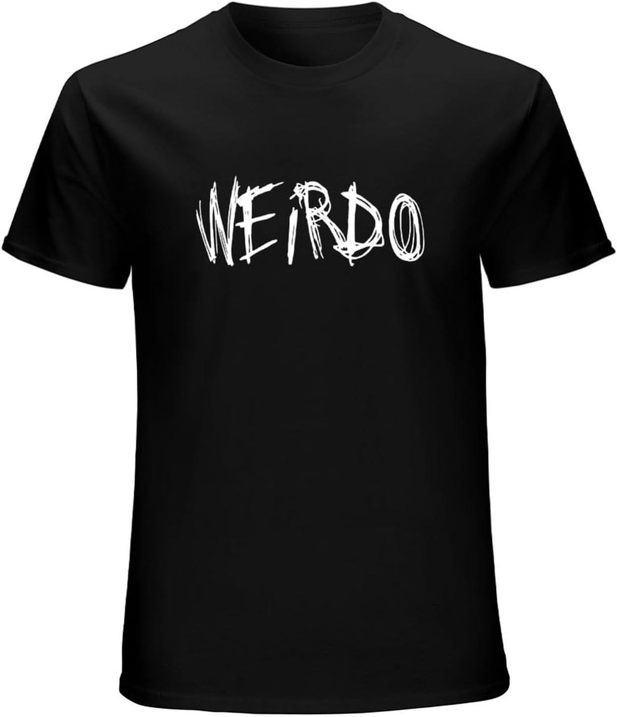 Weirdo Punk Emo Goth Heavy Meta T-Shirt Mens Unisex Tees 4XL чёрный