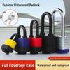 Outdoor Waterproof Rainproof Rustproof Copper Padlock - Suitable for Courtyard and Door Hardware