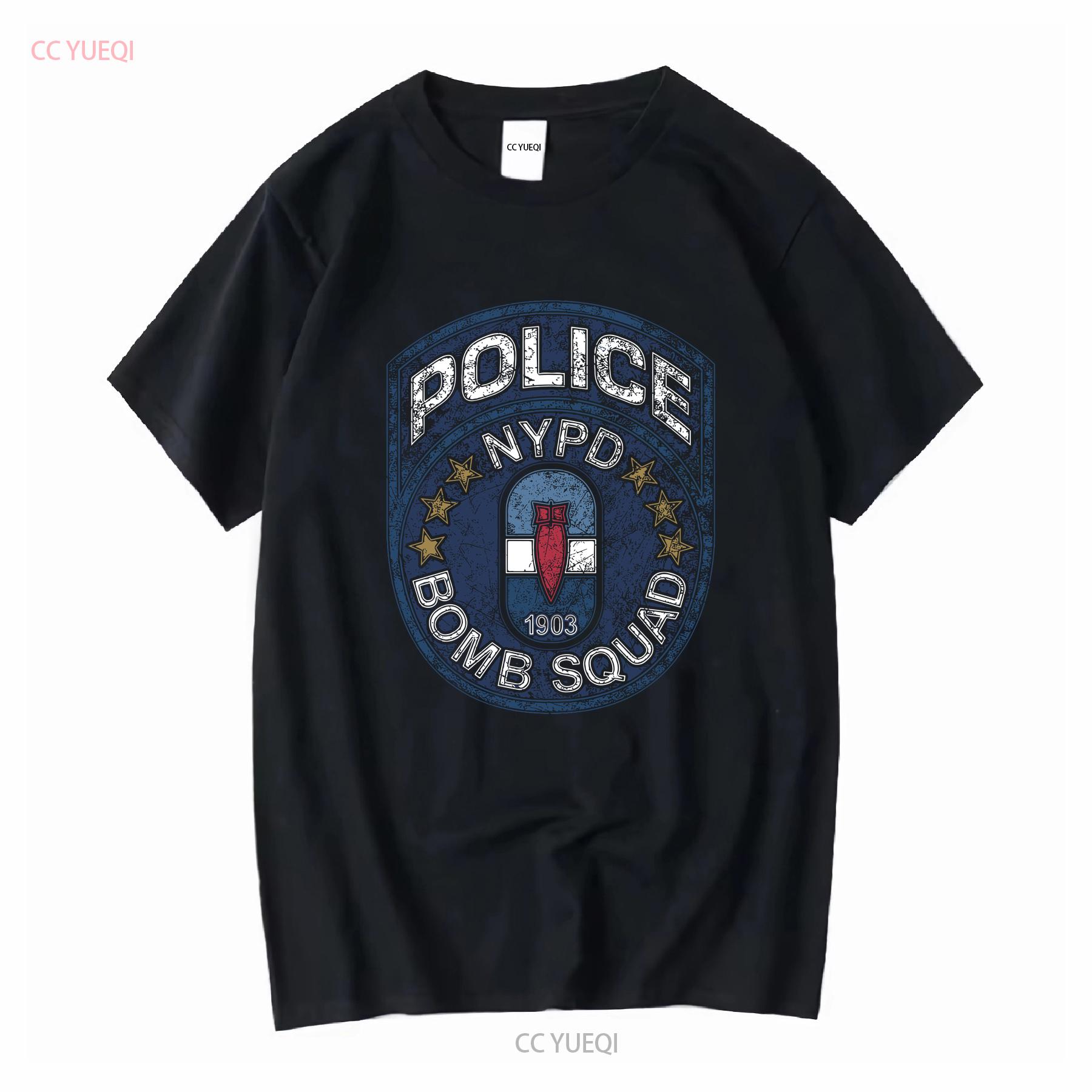 

NYC BOMB SQUAD Licensed Adult Mens Heather T Shirt SM 3XL long sleeves vintage Washed Casual Breathable Stylish Slightly Soft 4XL