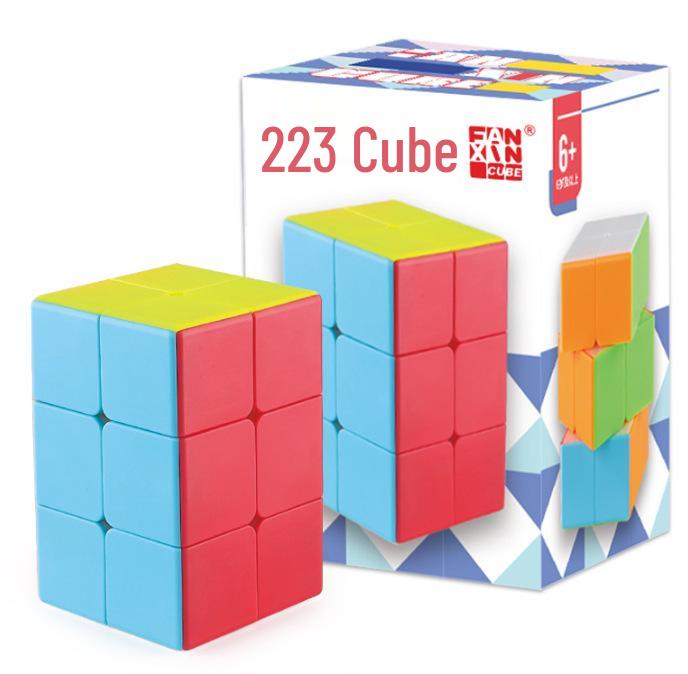 Solid Color Maple Leaf Magic Cube Pyramid Dinosaur Grid Dot Skewed Edge