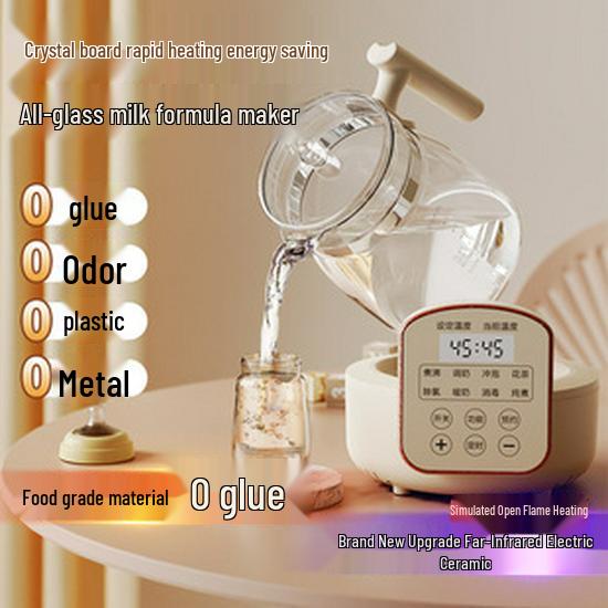 110V-220V Automatic Soy Milk Maker, No-Cook, No-Filter, Multi-Functional for 3-4 People