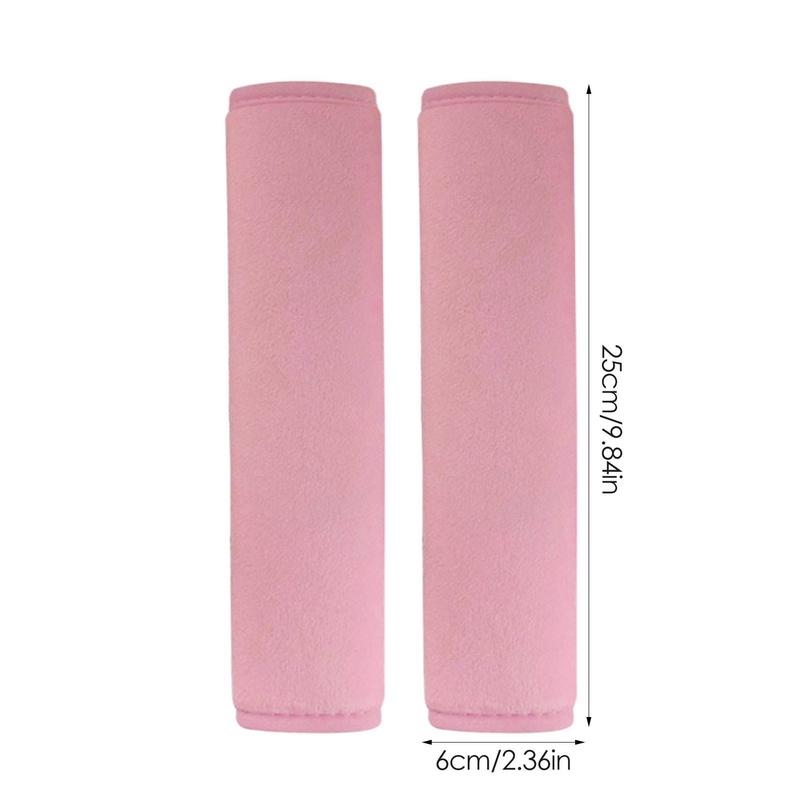 Car Seat Belt Cover Ice Silk Flannel Seat Belt Covers For Adults Car Accessories For Women Automotive Supplies Seat Belt