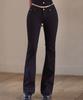 Kaindami Hip Volume Up Low-Waist Bootcut_Hip-Padded Jeans (Black)
