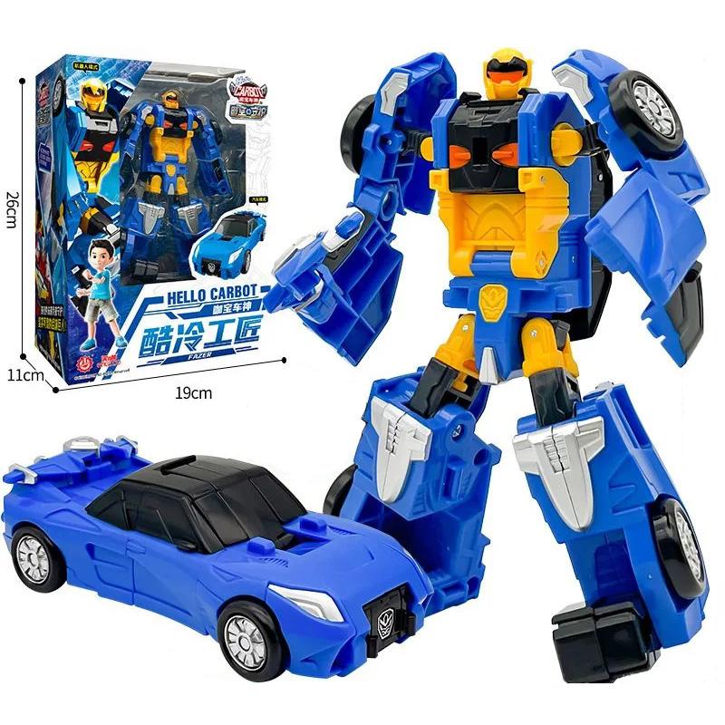 New ABS Carbot Transforming Robot To Car Toys Action Figures Multiple Modes Transformation Car Toy for Child Gift