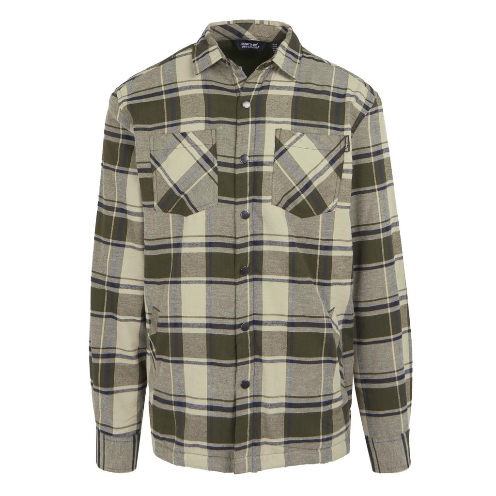 Regatta Mens Thamos Checked Long-Sleeved Shirt