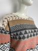 Women's Retro Color Block Christmas Knitted Pullover Sweater