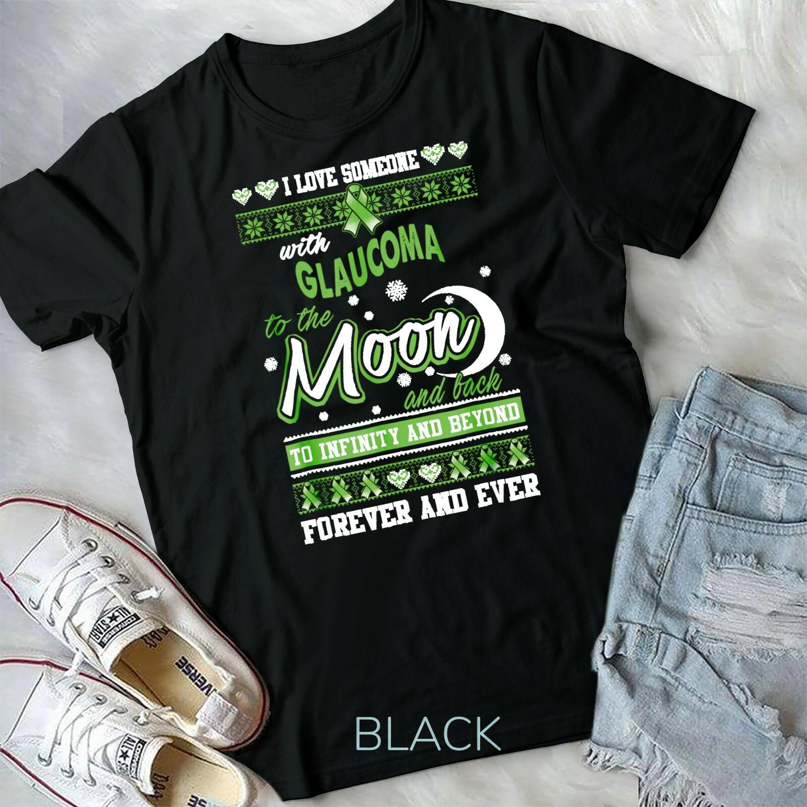 Glaucoma Awareness Christmas Shirt Unisex Youth T-shirt XL