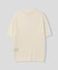 BLACK MOMENT Minimal Waffle Collar Knit Short Sleeve Tee [Black]