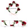 Pastoral Flower Shape Headband for Traveling Taking Photo Spring Girl Ethnic Hair Hoop Wedding Party Bride Hairband