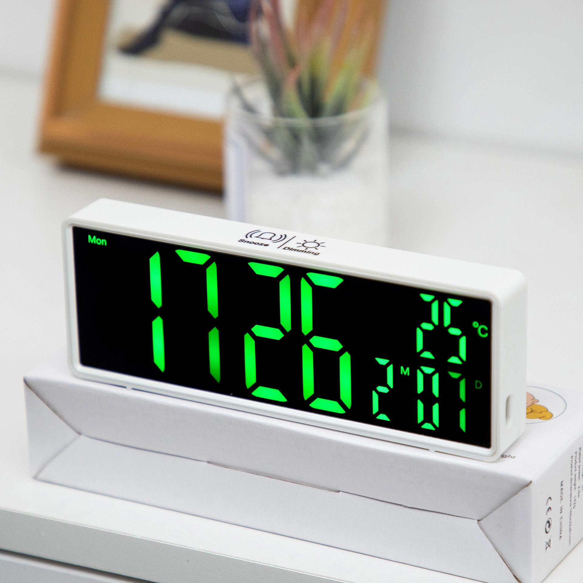

Children s Plastic Electronic Alarm Clock Student Multi Function Charging Version Can Be Used As Mirror Electronic Clock Simple Korean Style