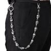 Dark Skull Metal Waist Chain With Punk Elements For Men Women Casual Wear