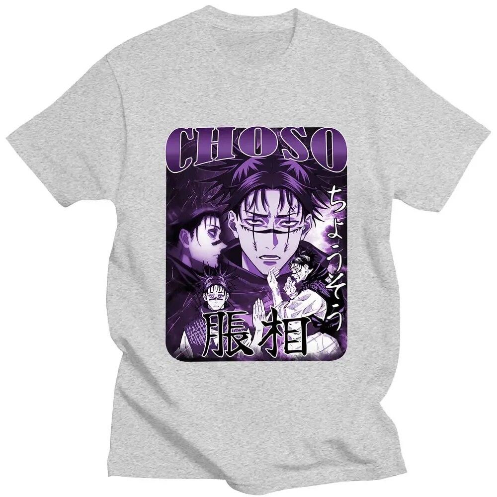 Jujutsu Kaisen Loose casual Unisexga graphic T-shirt Unisex FeUnisex Harajuku Fashion cotton T-shirt Cool street clothing oversized