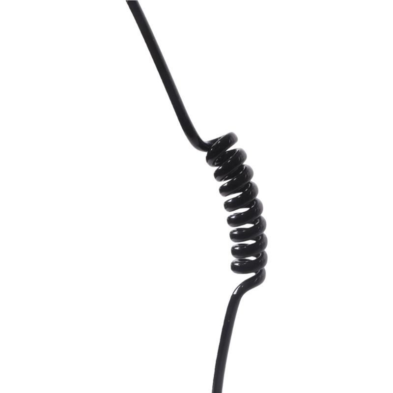 Kurz 38-50cm 3,5mm Luftspirale Schlauch In-Ear-Kopfhörer Ohrhörer für Audio-Empfänger Mobiltelefone Radios Computer
