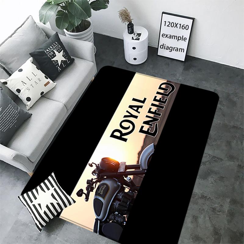 Floor Mat Non-slip Foot Rug for Entryway Royal Enfields Hallway Carpet Kitchen Water Absorbed Rugs Ideal Bedside Mats Home Decor