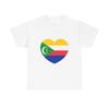 Heart Flag of Comoros - T Shirt