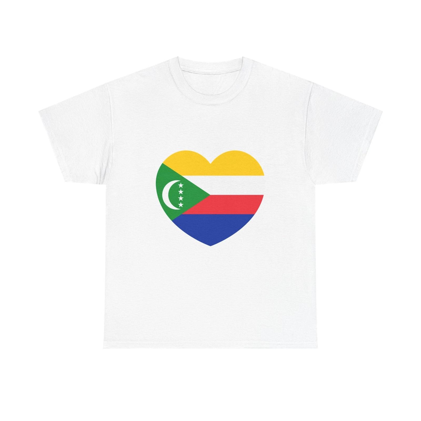 Heart Flag of Comoros - T shirt L