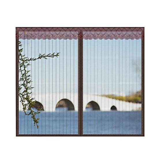 

Магнитная оконная сетка самозакрывающаяся антимоскитная сетка без сверления окна монтажная сетка S кофейный