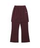 NICEGHOSTCLUB Logo Sweat Layered Pants_Burgundy(Ng2Dfupa91A)