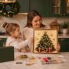 Relaxing Hobby for Adults Xmas Faux Pearl Painting Kit, Christmas 3D Art DIY Winter Scene Set Holiday Craft Project Adults, Festive Home Wall Decor