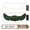 DIY Face Temporary Tattoo Star Heart Face Tattoo Sticker  Party Favor Decor Supplies