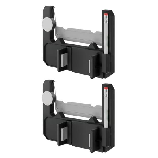 1/2 Stück Golf Cart Lenkrad Handyhalter mit Stiftschlitz und Ballmarker-Aufbewahrung Universal
